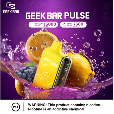 GEEK BAR Pulse 15000 口拋棄式電子菸 拋棄式電子煙 產品實拍