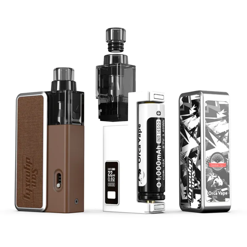 orca-san-dynasty-2-1.webp 虎鯨Orca San Dynasty註油主機 可替換14500電池 1000mAh 22W 2ml開放式空倉 22W 輸出